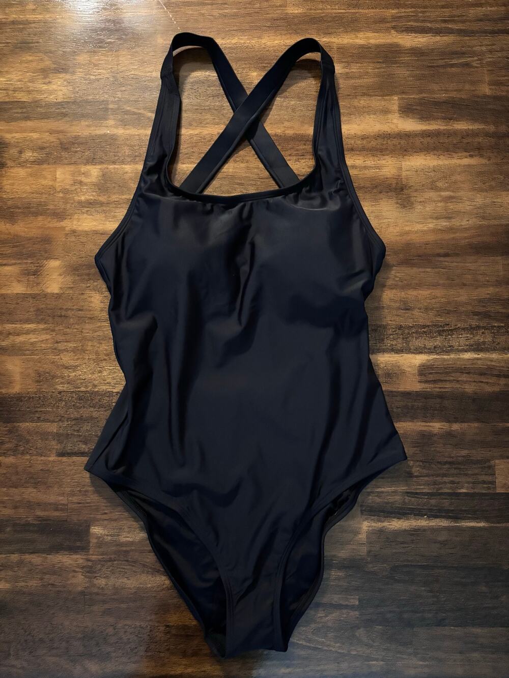 Quince Women’s XS Swimsuit One Piece Bathing Suit Scoop Cross Back Swim